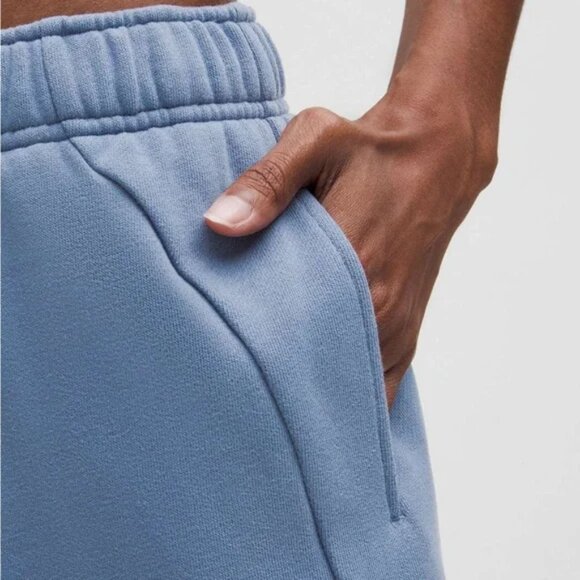 NWT Lululemon Scuba Mid-Rise Oversized Blue Joggers Regular XS - Picture 3 of 6